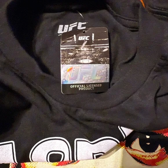 UFC Mens Black and Red Hasbulla T-Shirt - Picture 7 of 7